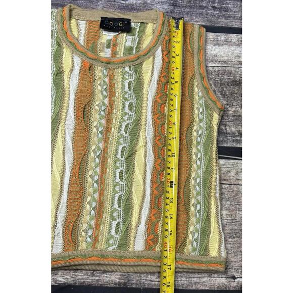 VTG Coogi Sweater Set Womens Small Vest Pants 3D Knit Acrylic Bundle 90s - Picture 8 of 15